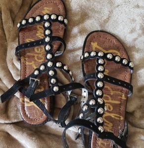 SAM EDELMAN BLACK SANDALS